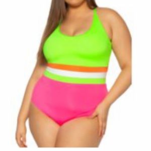 Plus Size One Piece Swimsuit